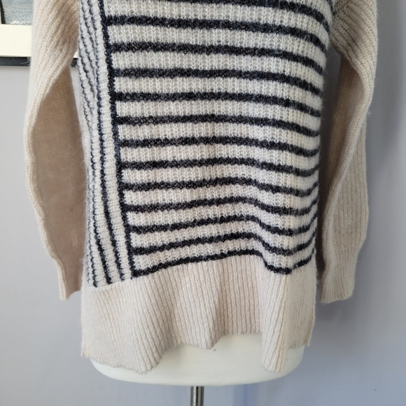 Ahlens Swedish Stripe Mohair Wool Knitted Pullover Sweater XS - Picture 4 of 12